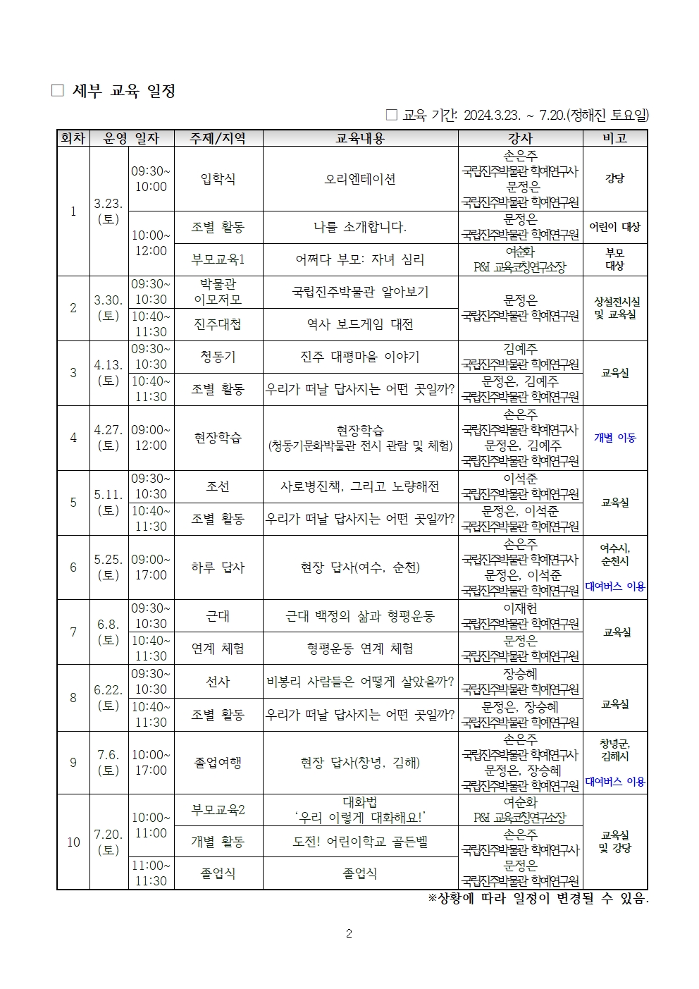 사본 -제13기 진주어린이박물관학교 운영 일정표.jpg